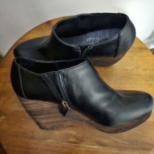 Dr Scholl's Harlow Wedge Bootie Black Sz7.5